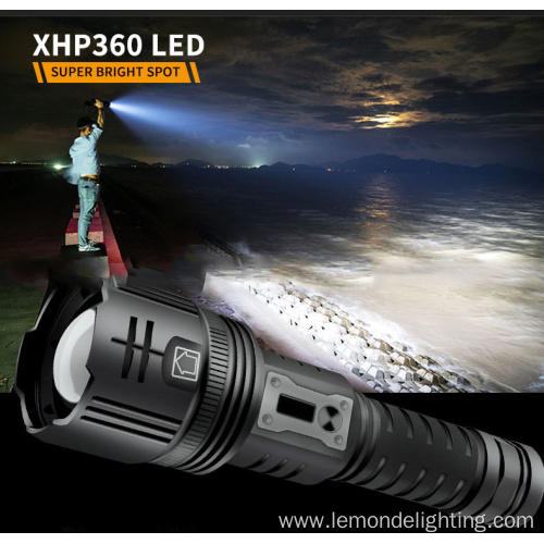 Led Rechargeable Zoomable Tactical Torch Flashlights